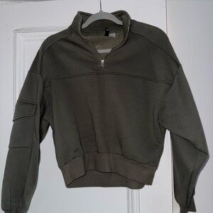 H&M Olive Green Women’s Sweatshirt
